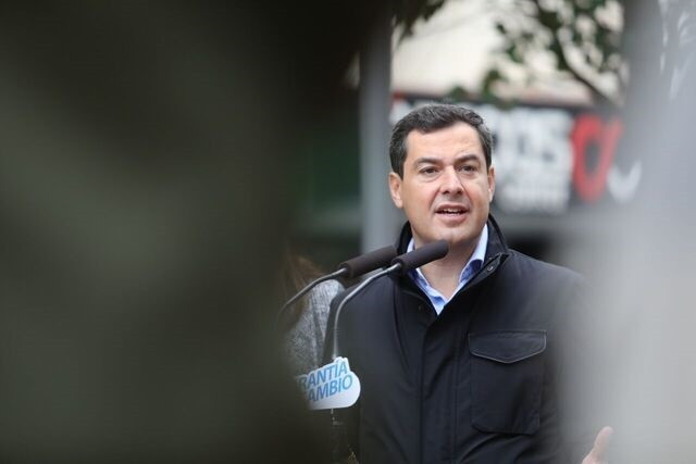 El presidente del PP-A, Juanma Moreno