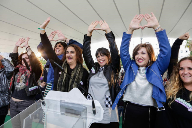 Acto de Teresa Rodríguez en Cádiz