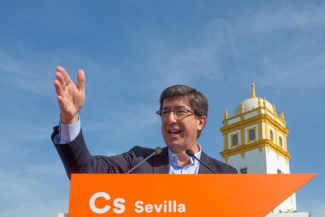 En Sevilla, acto público del candidato de Ciudadanos (Cs) a la Presidencia de la