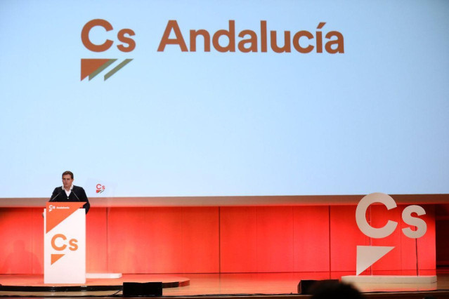 Albert Rivera, en un acto de Ciudadanos en Cádiz