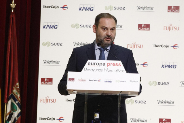 José Luis Ábalos interviene en los Desayunos Informativos de Europa Press en Mad