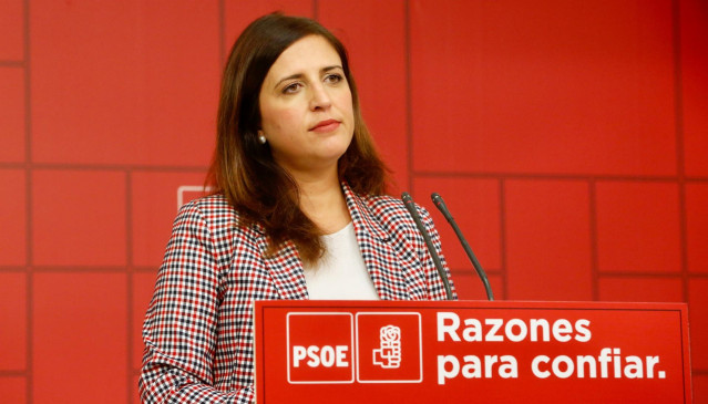 La portavoz del Comité Electoral del PSOE, Esther Peña