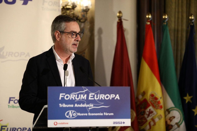 El secretario general de Cs, José Manuel Villegas, en un acto en Sevilla