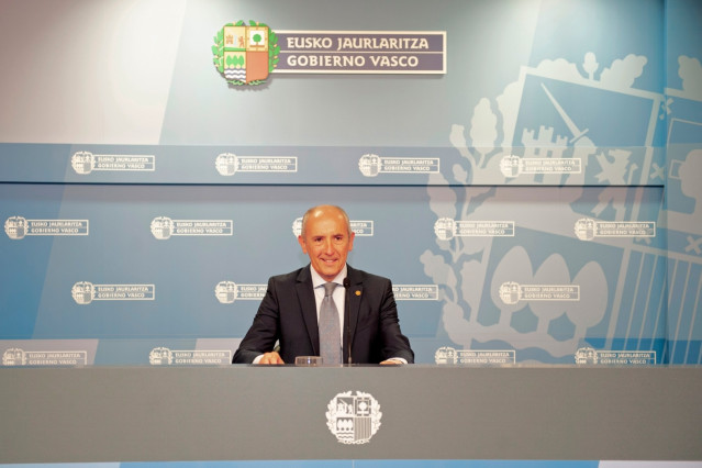 El portavoz del Gobierno Vasco, Josu Erkoreka
