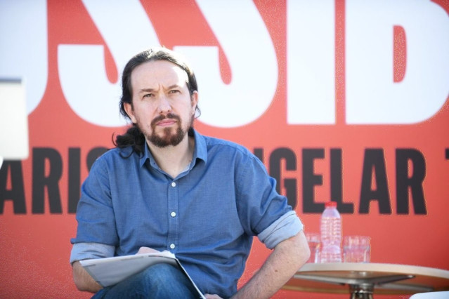 El secretario general de Podemos, Pablo Iglesias