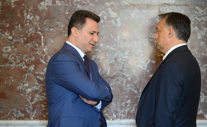 Viktor Orbu00e1n y Nikola Gruevski