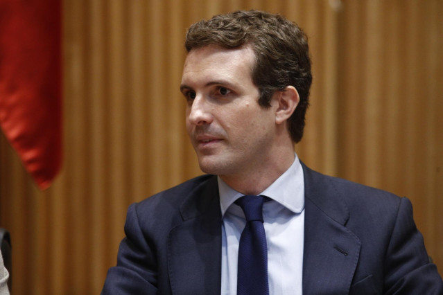 Reunión del grupo del PP en el Congreso de los Diputados