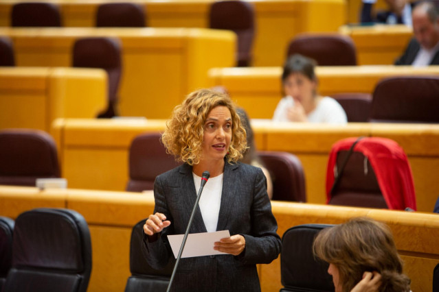 La Ministra Meritxell Batet En La Sesión De Control Al Gobierno En El Senado