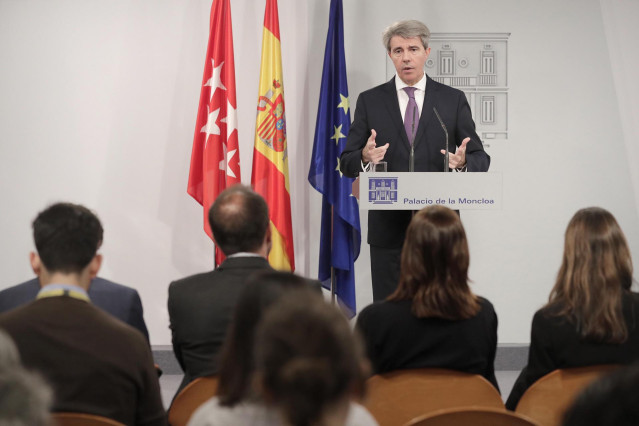 El presidente de la Comunidad de Madrid, Ángel Garrido