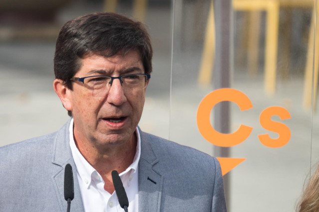 El candidato de Cs a la Presidencia de la Junta, Juan Marín