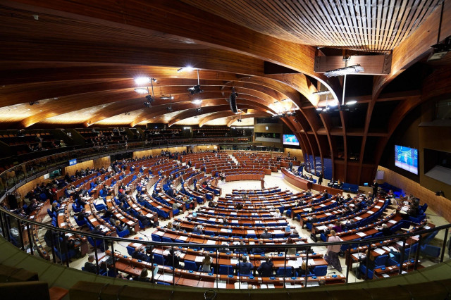 Plenario de la Asamblea Parlamentaria del Consejo de Europa