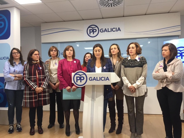 Diputadas del PPdeG y otras mujeres con cargo en el partido
