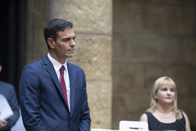 Pedro Sánchez en el acto de cesión temporal de la “Silla de Maceo