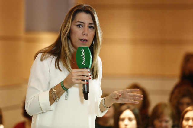 En Granada, la secretaria general del PSOE de Andalucía, presidenta de la Junta