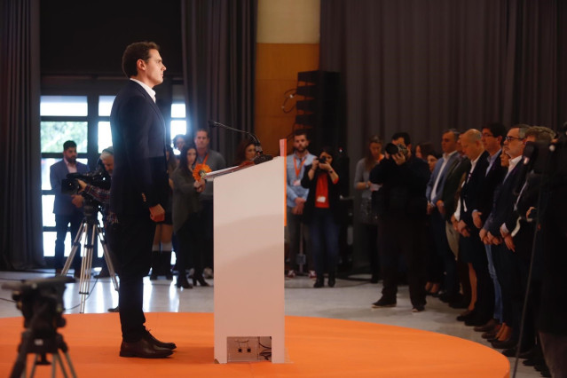 Albert Rivera en un acto en Málaga