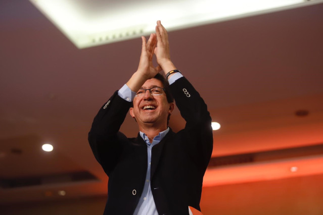 Juan Marín, en un acto de Cs en Málaga