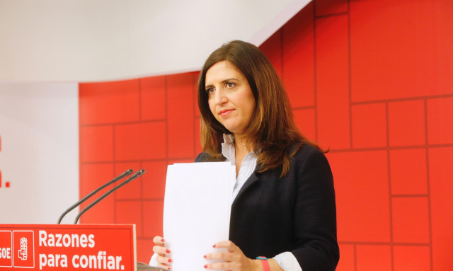 La portavoz del Comité Electoral del PSOE, Esther Peña