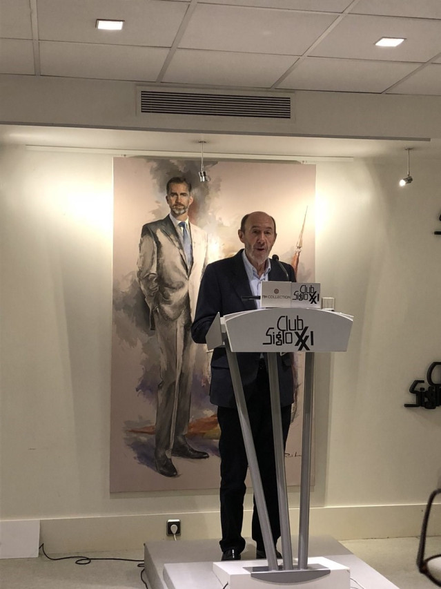 Alfredo Pérez Rubalcaba en el Club Siglo XXI
