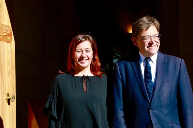 Francina Armengol y Ximo Puig