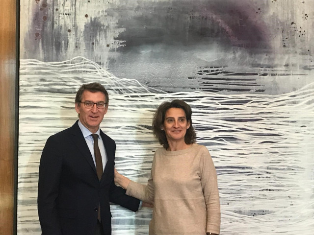 Feijóo y Teresa Ribera
