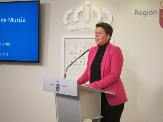 La Portavoz Del Gobierno Regional, Noelia Arroyo