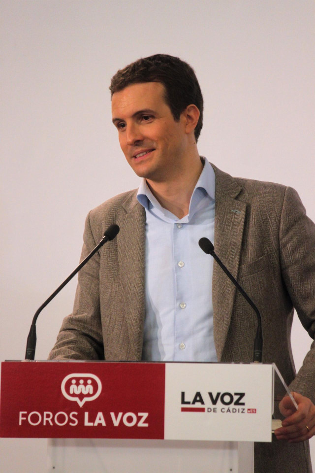 Pablo Casado en Foros La Voz en Cádiz