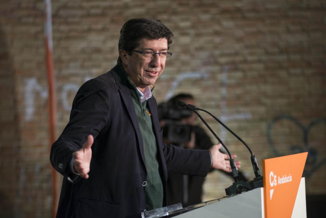 Portavoz de Cs en Andalucía y candidato a la Presidencia de la Junta, Juan Marín