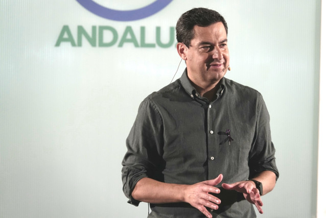 El presidente del PP-A, Juanma Moreno