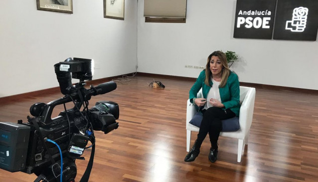 Entrevista a Susana Díaz en televisión