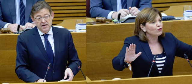 Ximo Puig e Isabel Bonig en imagen de archivo