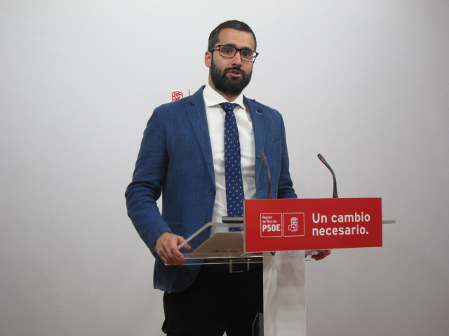 El portavoz y vicesecretario general del PSRM, Francisco Lucas
