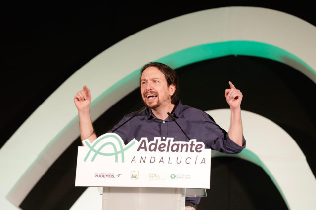Pablo Iglesias, en acto de campaña en  Córdoba