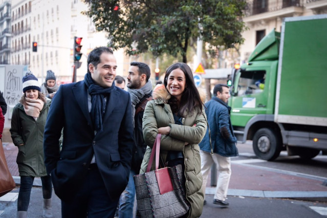 Ignacio Aguado y Begoña Villacís en Madrid Central