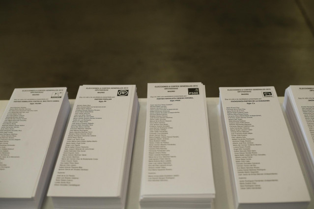 Recursos de elecciones generales 2015, Congreso, Cortes Generales, Parlamento