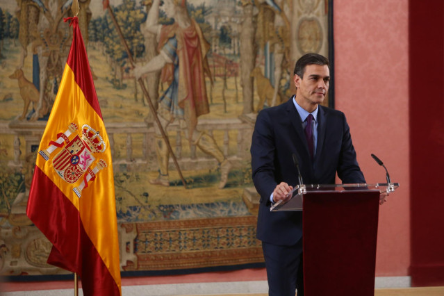 Pedro Sánchez y el presidente de China Xi Jinping presiden el encuentro del Cons