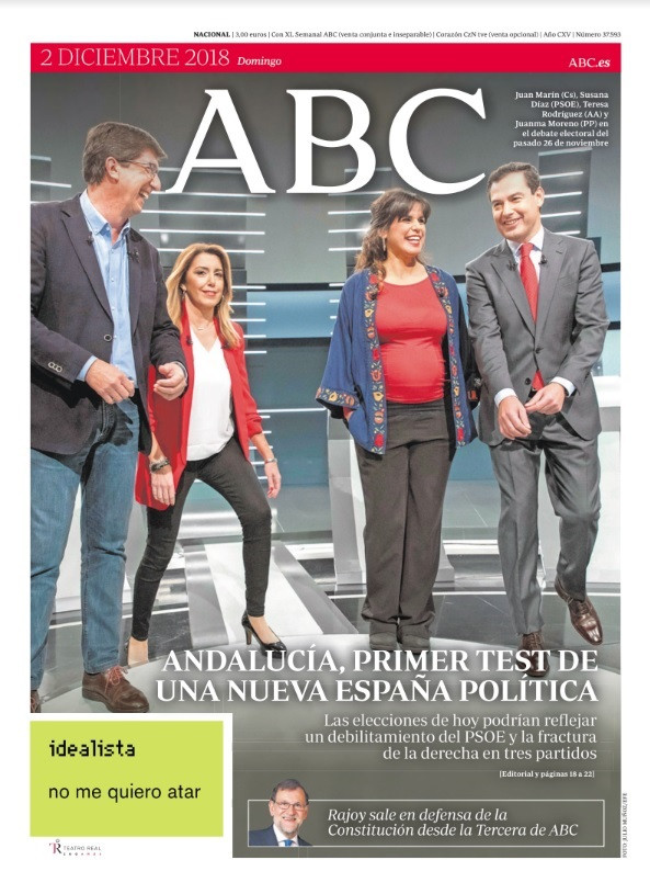 Portada ABC 2/12/2018