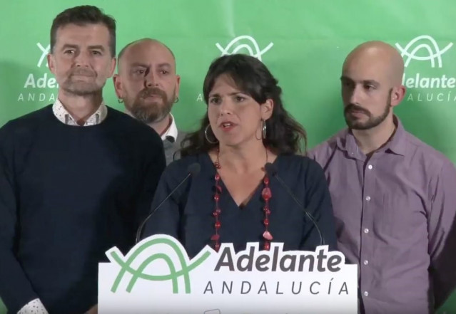 Teresa Rodríguez comparece al conocerse los resultados electorales