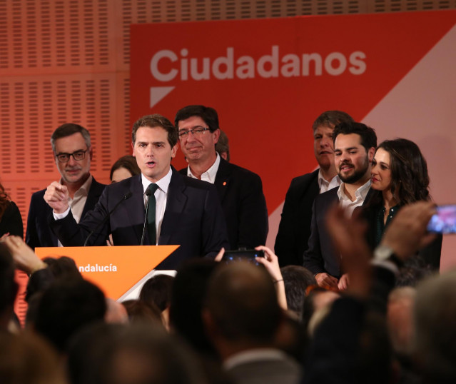 Albert Rivera valora los resultados electorales de Andalucía