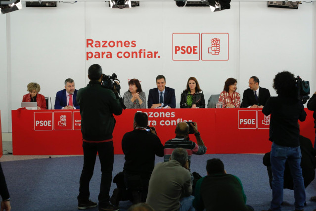 Reunión de la Ejecutiva Federal del PSOE