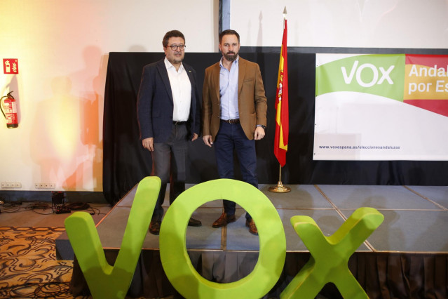 Serrano y Abascal (VOX) valoran este lunes los resultados electorales