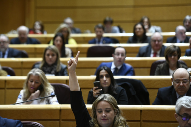 Sesión plenaria en el Senado