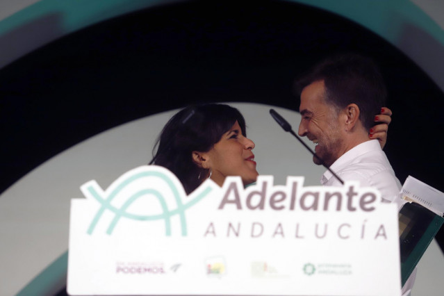 En Torremolinos (Málaga), mitin de cierre de campaña de los candidatos de Adelan