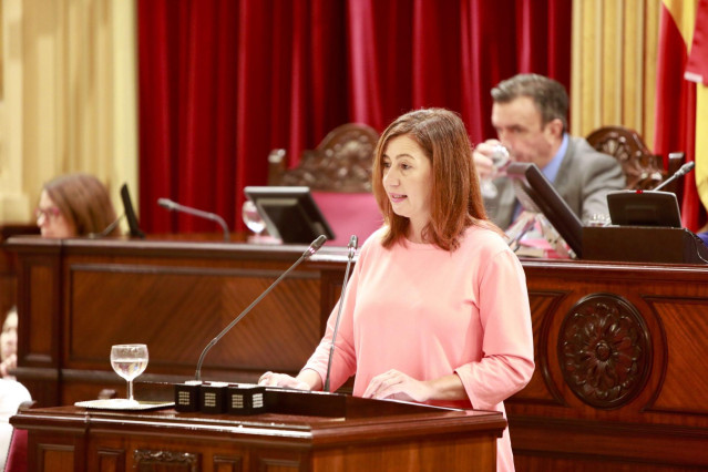 Francina Armengol en el debate del estado de la comunidad