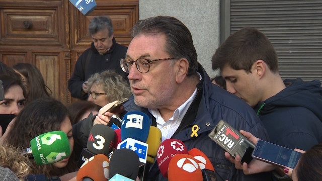 Josep Lluís Cleries, portavoz del PdCat en el Senado, declara en el Supremo