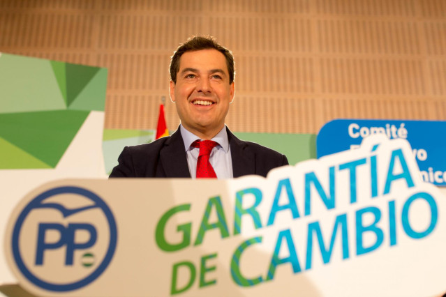 Juanma Moreno, hoy ante el Comité Ejecutivo del PP-A