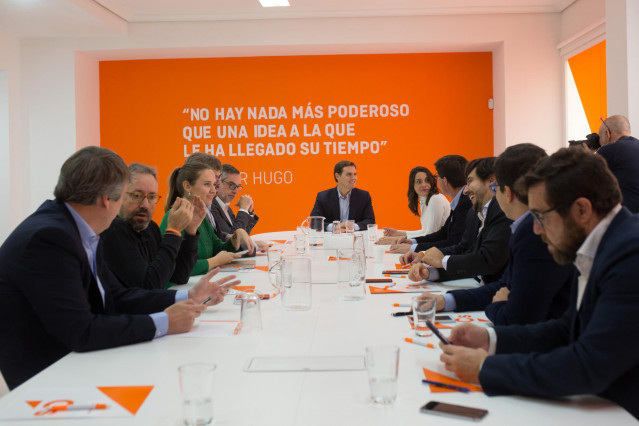 En Sevilla, rueda de prensa del presidente de Cs, Albert Rivera, y el portavoz d