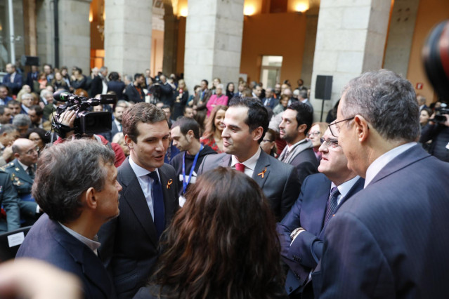 Acto de homenaje a la Constitución de la Comunidad de Madrid en la Real Casa de