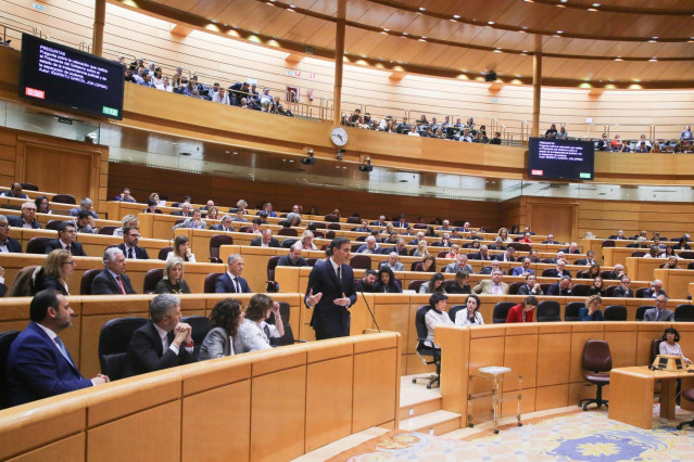 Sesión de control en el Senado