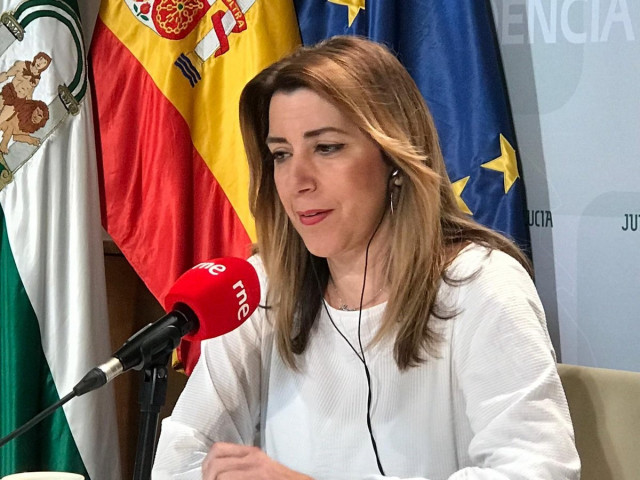 Susana Díaz, en una entrevista en RNE