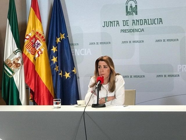 Susana Díaz, en una entrevista en RNE